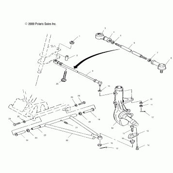 A-ARM/STRUT MOUNTING - A00AA32AA (4949914991B004)
