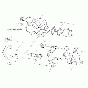 FRONT BRAKE - A00AA32AA (4949914991B006)