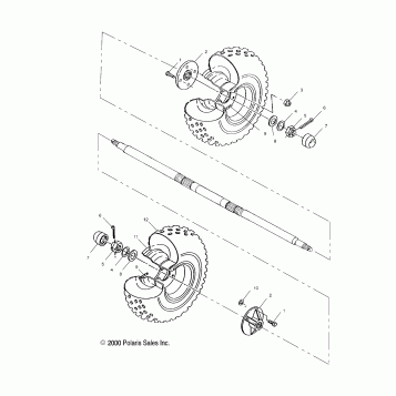 REAR WHEEL - A00AA32AA (4949914991B010)