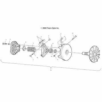 DRIVE CLUTCH - A00AA32AA (4949914991C003)