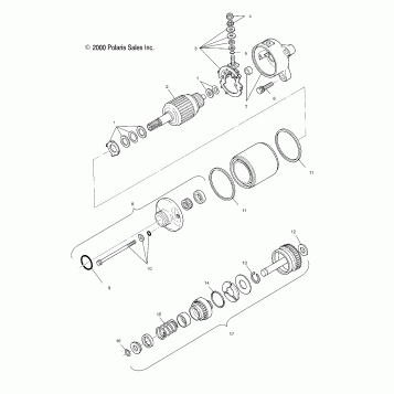 STARTING MOTOR - A00AA32AA (4949914991D005)