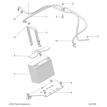 ELECTRICAL, BATTERY - A22SXN85A4 (C0211584)