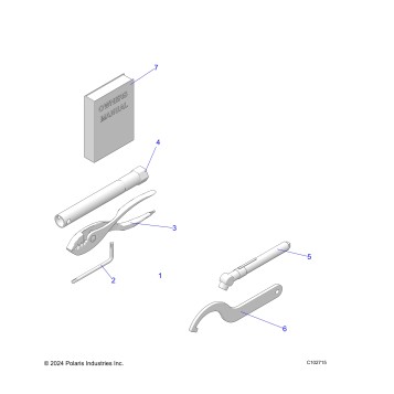 REFERENCE, TOOL KIT & OWNERS MANUAL - A26SGE95AB (C102715)