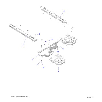 BODY, REAR RACK and BOX SIDE RAILS - A25SKE57A1 (C102673)