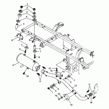 EXHAUST SYSTEM - S98CH50E(B) (4950135013b001)