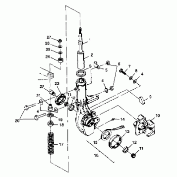 FRONT STRUT - S98CH50E(B) (4950135013b007)