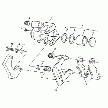 FRONT BRAKE - S98CH50E(B) (4950135013b009)