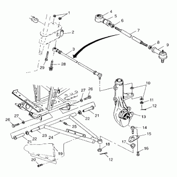 A-ARM/STRUT MOUNTING - W98CH50A(C)(D)(E)(F) (4950135013c003)