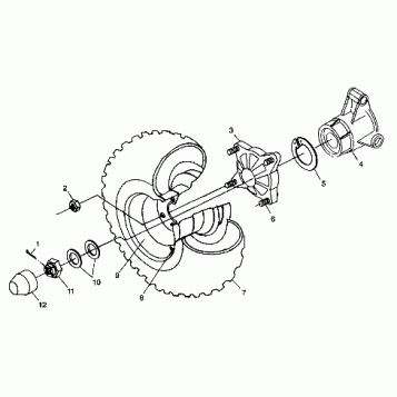 REAR WHEEL DRIVE - W98CH50A(C)(D)(E)(F) (4950135013c008)