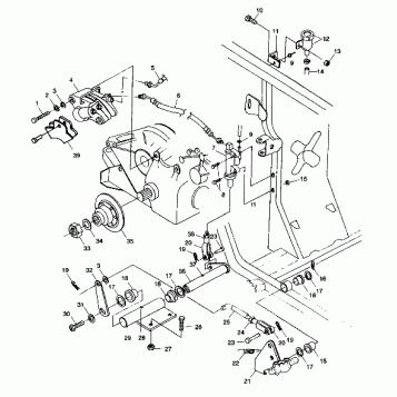 REAR BRAKE/FOOT PEDAL - W98CH50A(E)(F) (4950135013c011)