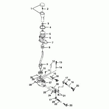 GEAR SELECTOR - S98CH50E(B) (4950135013d005)
