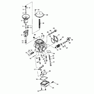 CARBURETOR - W98CH50A(C)(D)(E)(F) (4950135013d011)
