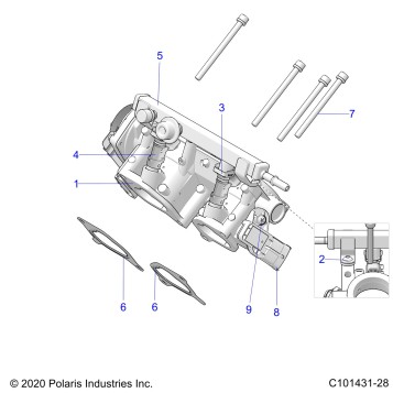 ENGINE, THROTTLE BODY - A21SXE95AG/CAG (C101431-28)