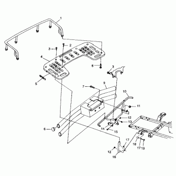REAR RACK MOUNTING - A99CH50AC (4952455245a008)