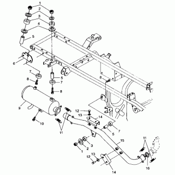 EXHAUST SYSTEM - A99CH50AC (4952455245b001)
