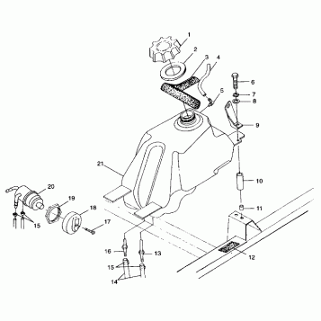 FUEL TANK - A99CH50AC (4952455245b002)