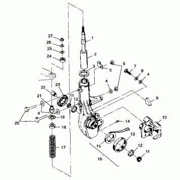 FRONT STRUT - A99CH50AC (4952455245b007)