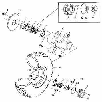 FRONT WHEEL - A99CH50AC (4952455245b008)