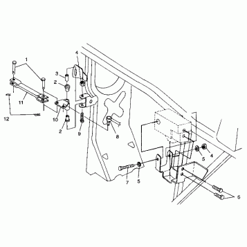 FRAME MOUNTING - A99CH50AC (4952455245c002)