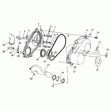 CLUTCH COVER - A99CH50AC (4952455245c006)