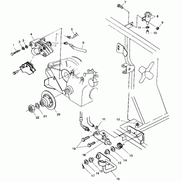 REAR BRAKE/FOOT PEDAL - A99CH50AC (4952455245c011)
