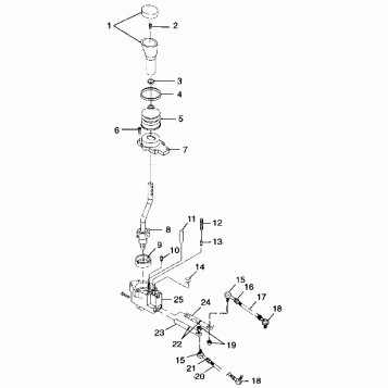 GEAR SELECTOR - A99CH50AC (4952455245d001)