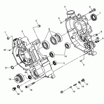 CRANKCASE - A99CH50AC (4952455245d006)