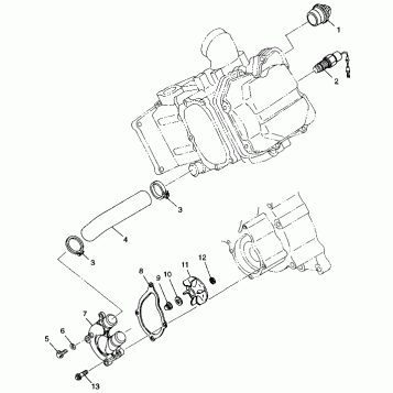 WATER PUMP - A99CH50AC (4952455245d013)