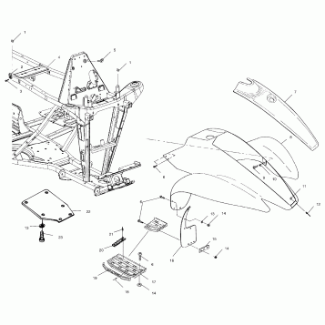 FRONT CAB - A99BG38CB (4952505250a005)
