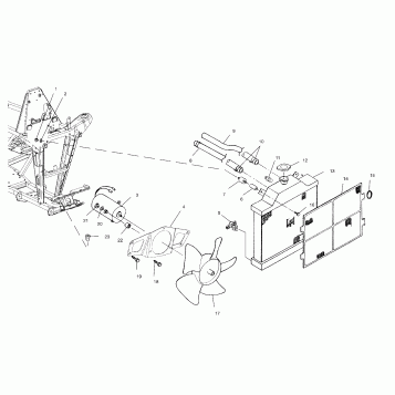 COOLING SYSTEM - A99BG38CB (4952505250a011)