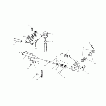 REAR BRAKE MASTER CYLINDER - A99BG38CB (4952505250c003)