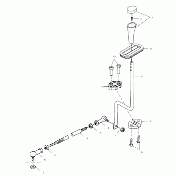 GEAR SELECTOR - A99BG38CB (4952505250c010)