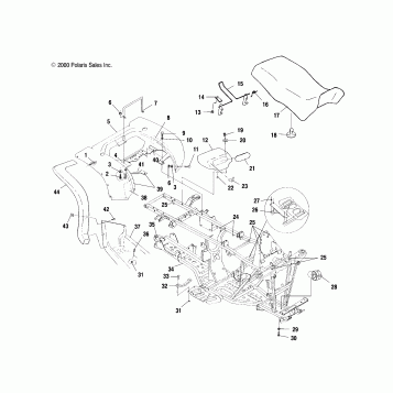 REAR CAB and SEAT - A00CH46CA (4954785478A005)