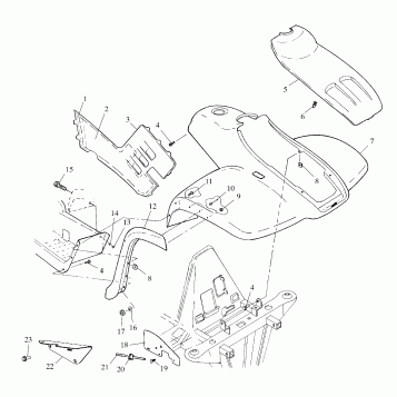 FRONT CAB - A00CH46CA (4954785478A007)