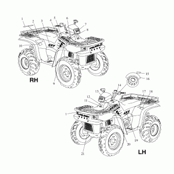 DECALS - A00CH46CA (4954785478A010)