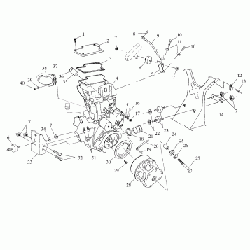 ENGINE MOUNTING - A00CH46CA (4954785478A012)
