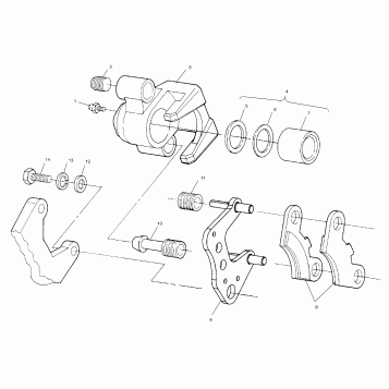 FRONT BRAKE - A00CH46CA (4954785478B007)