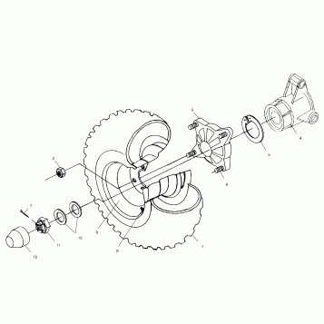 REAR WHEEL DRIVE - A00CH46CA (4954785478C011)