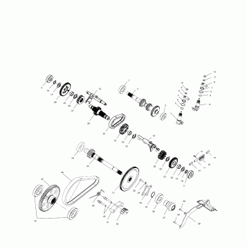 GEARCASE (Internal Components) - A00CH46CA (4954785478D001)