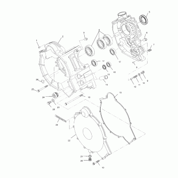 CRANKCASE - A00CH46CA (4954785478D005)
