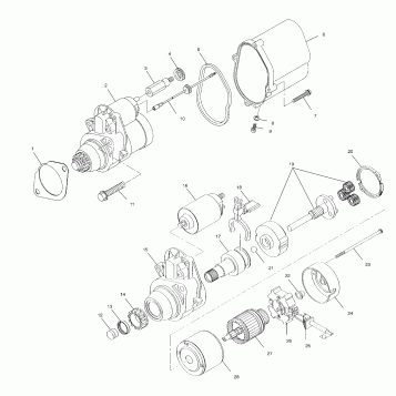 STARTING MOTOR - A00CH46CA (4954785478E004)