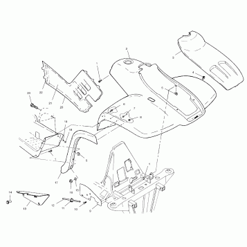 FRONT CAB - A00CH50AA (4954805480A007)