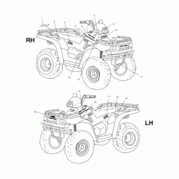 DECALS - A00CH50AC (4954805480A012)