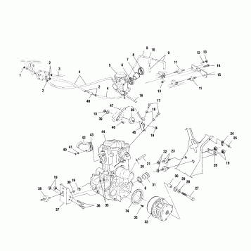 ENGINE MOUNTING - A00CH50AA (4954805480B001)
