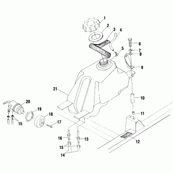 FUEL TANK - A00CH50AA (4954805480B003)