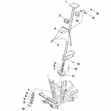 STEERING POST - A00CH50AA (4954805480B013)