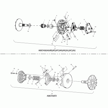 DRIVE CLUTCH - A00CH50AA (4954805480C005)
