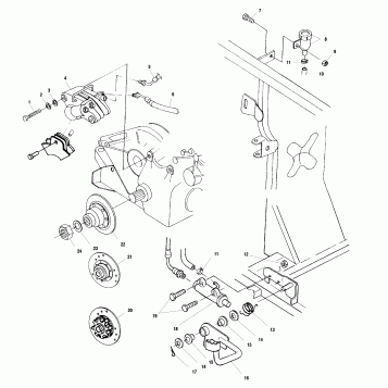 REAR BRAKE/FOOT PEDAL - A00CH50AA (4954805480C011)