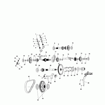GEARCASE (INTERNAL COMPONENTS) - A00CH50AK (4954805480D005)