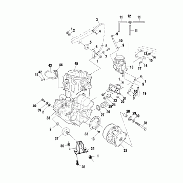 ENGINE MOUNTING - A00CL50AA (4954815481A011)